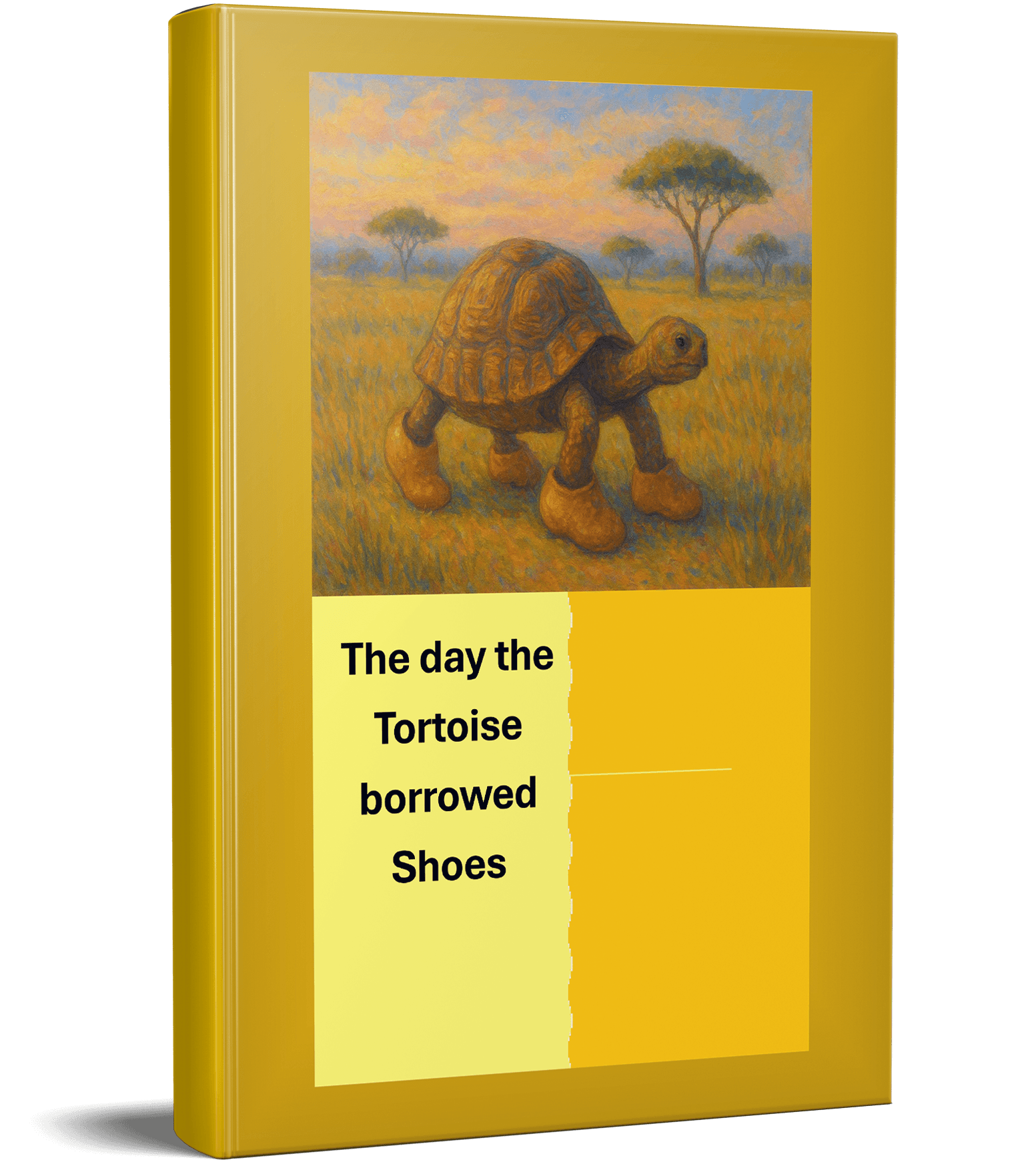 Cover of The Day The Tortoise Borrowed Shoes