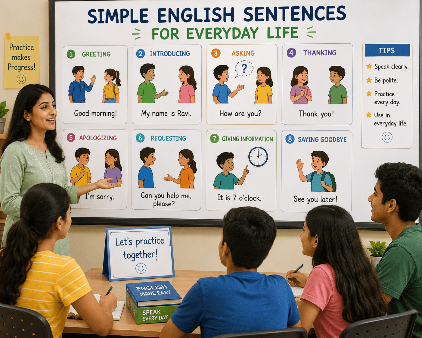 Simple English Sentences for Everyday Use